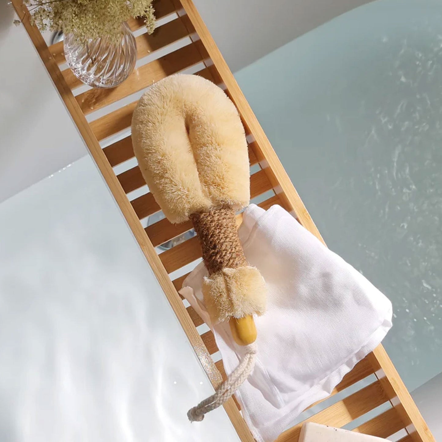 Elytrum Revive Body Brush with Coir Handle