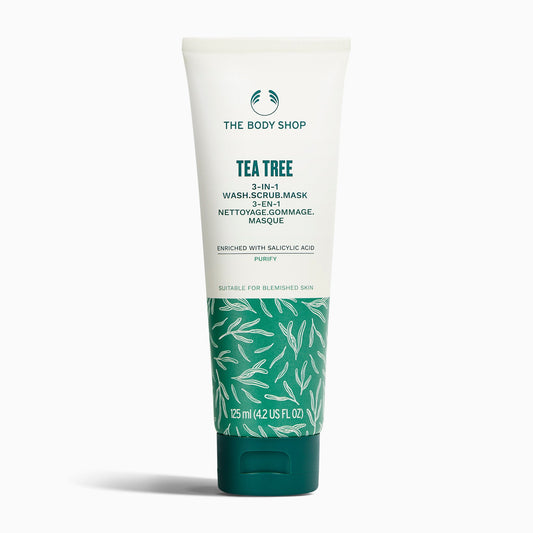 Tea Tree 3-in-1 Wash, Scrub & Mask