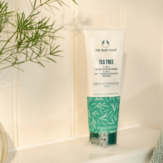 Tea Tree 3-in-1 Wash, Scrub & Mask