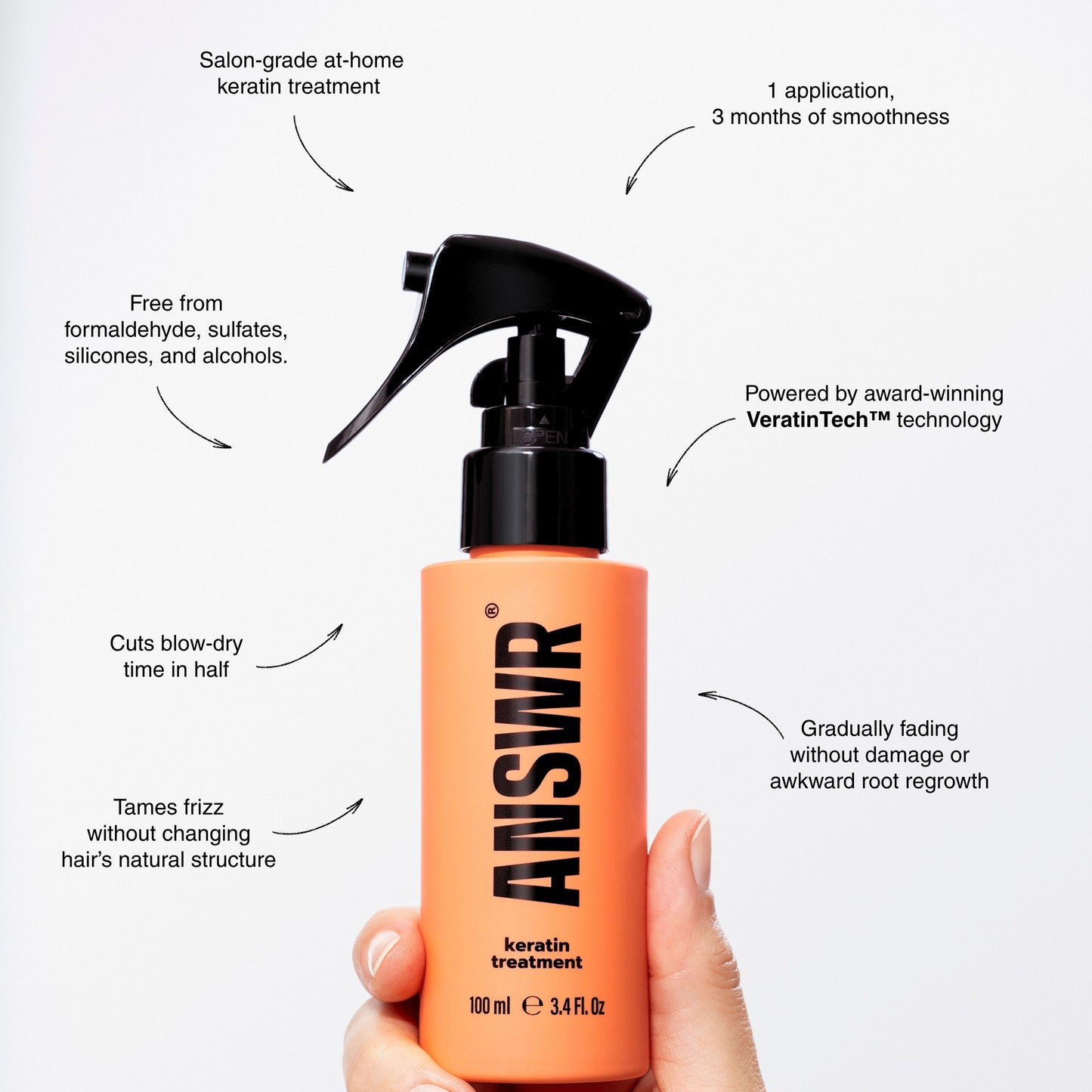 ANSWR At-home Keratin Treatment 100ml