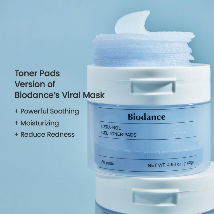 Biodance Cera-nol Gel Toner Pads 60 Pads