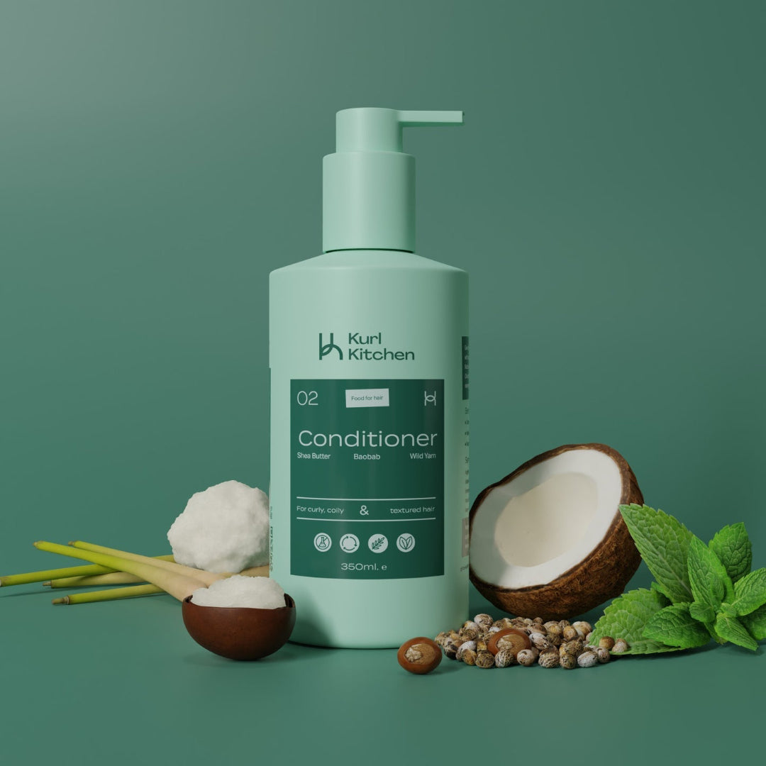 Kurl Kitchen Baobab and Wild Yam Conditioner 350ml