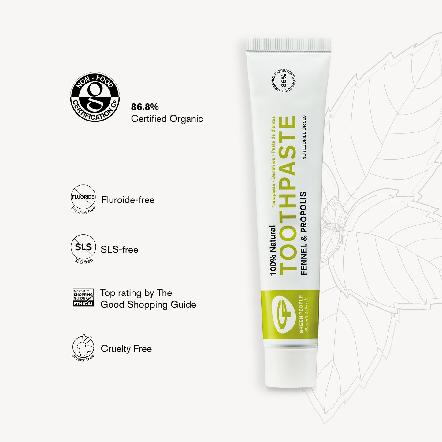 Fennel & Propolis Toothpaste 50ml