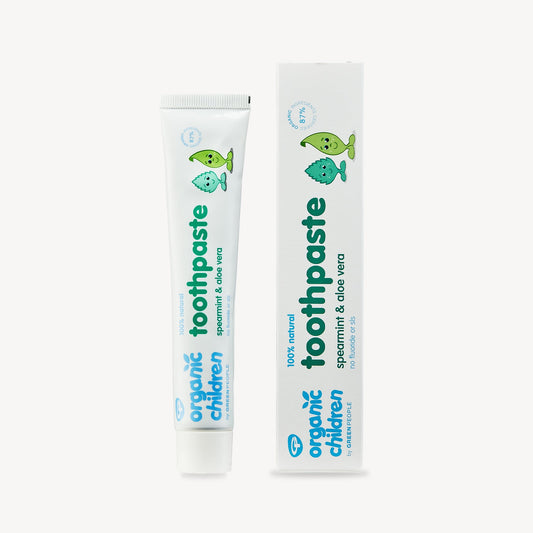 Organic Children Toothpaste - Spearmint & Aloe Vera 50ml