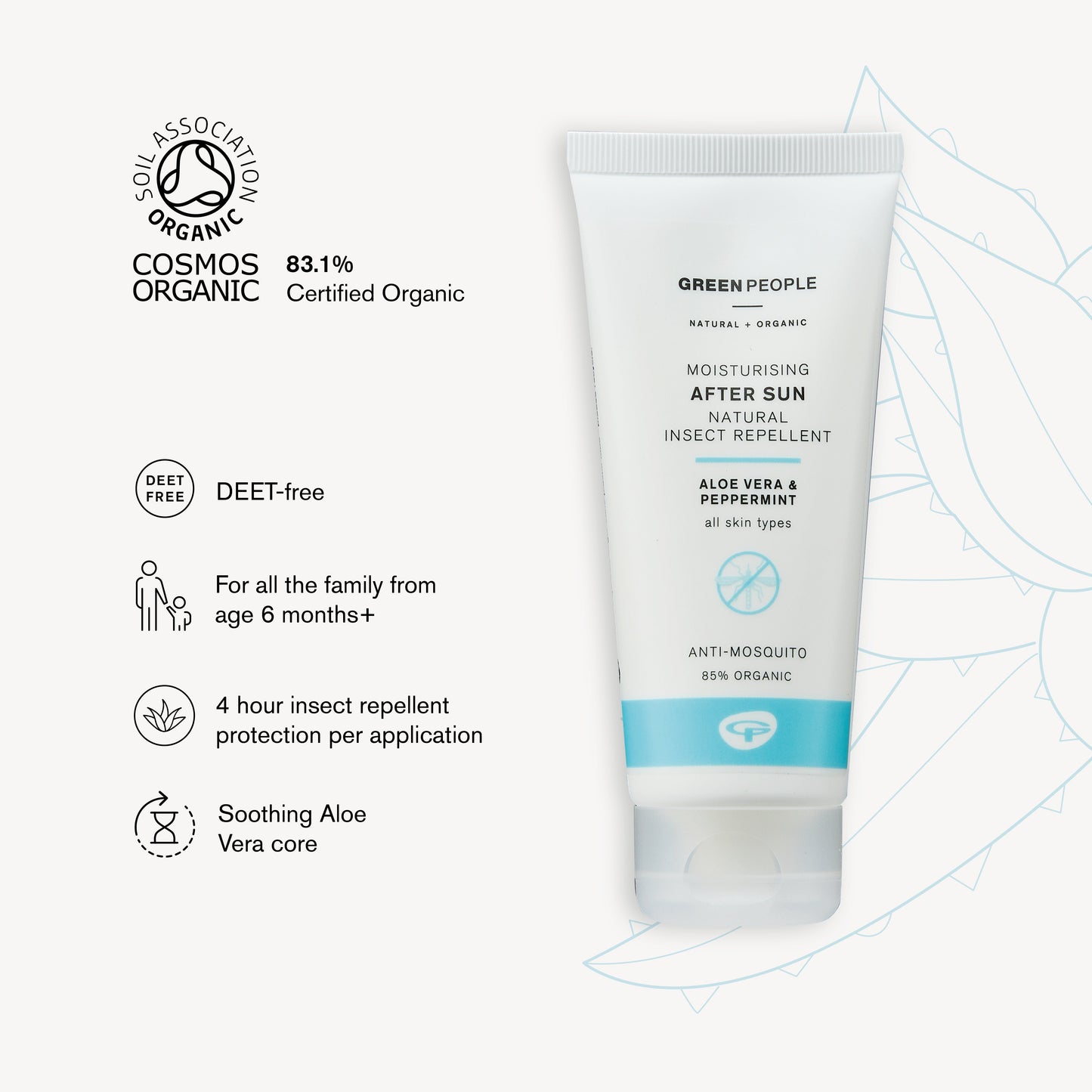 Moisturising After Sun with Insect Repellent 100ml