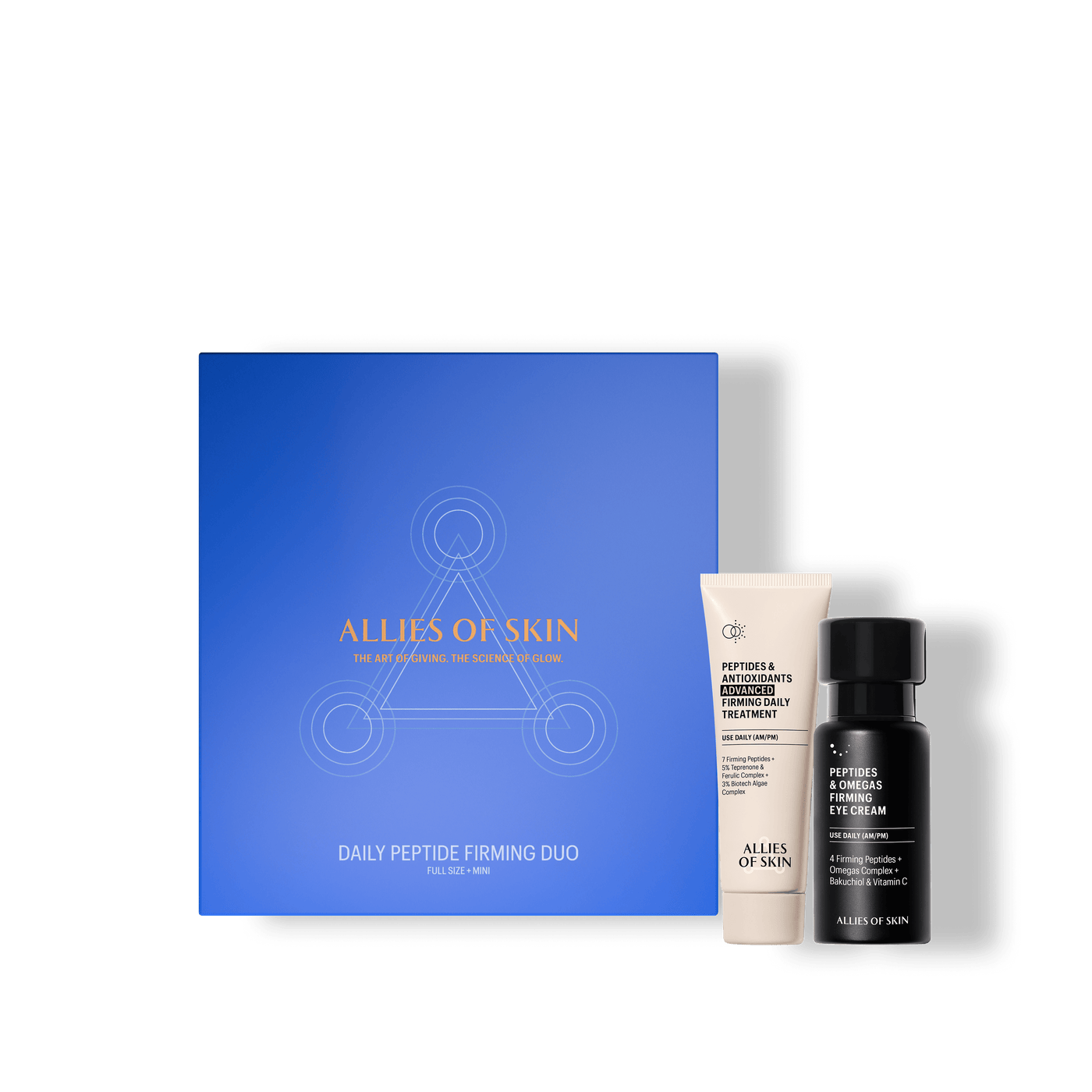 Allies of Skin Daily Firming Duo Face & Eye Peptides Kit