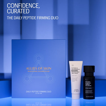 Allies of Skin Daily Firming Duo Face & Eye Peptides Kit