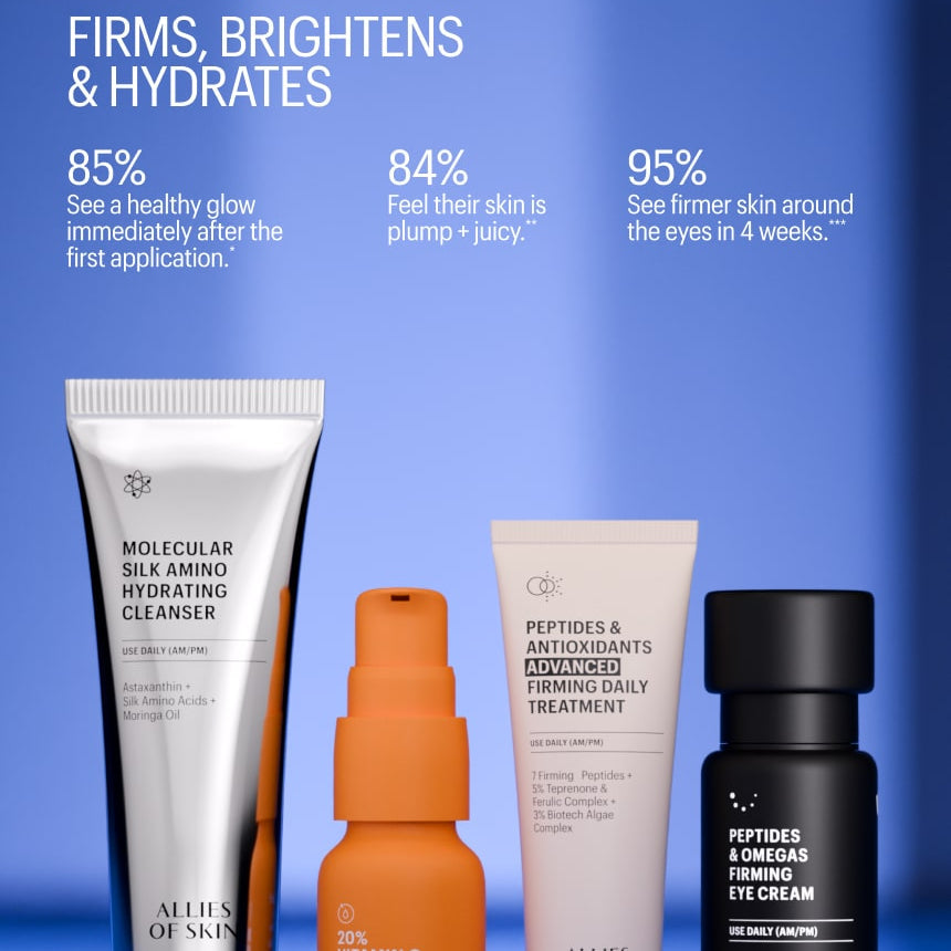 Allies of Skin Firm & Glow Routine Brightening Skincare Kit