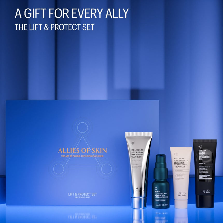 Allies of Skin Lift & Protect Routine Anti Aging Skincare Kit