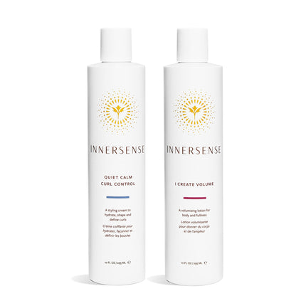 Innersense Quiet Calm Curl Control & I Create Volume (Worth £50)