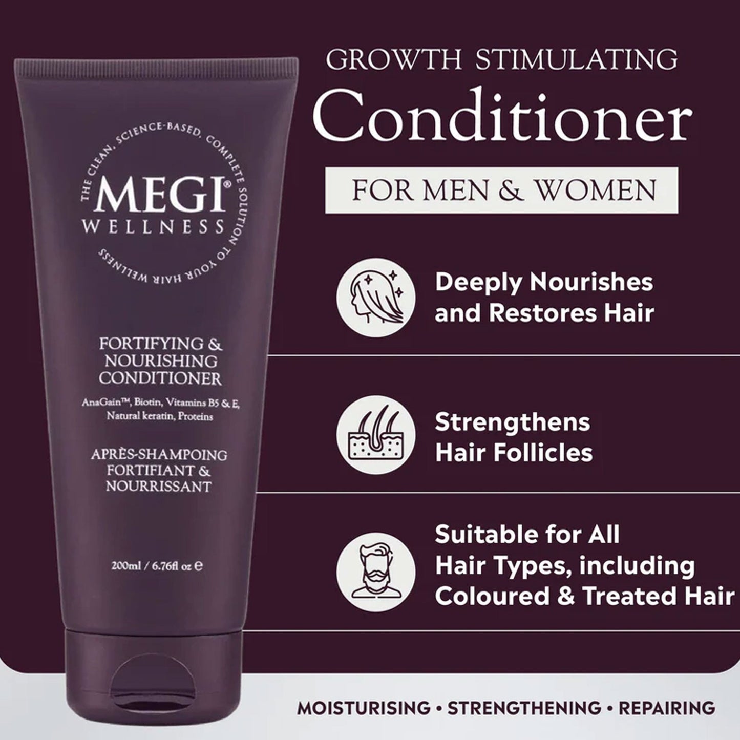 Megi Wellness Fortifying & Deep Nourishing Conditioner