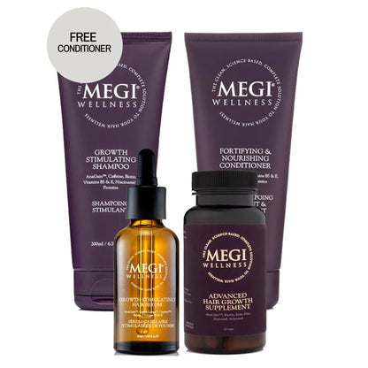 Megi Wellness Ultimate Hair Growth Set (Worth £118.96)