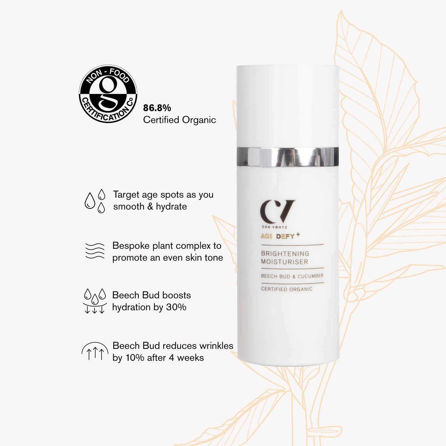 Age Defy+ Brightening Moisturiser 30ml