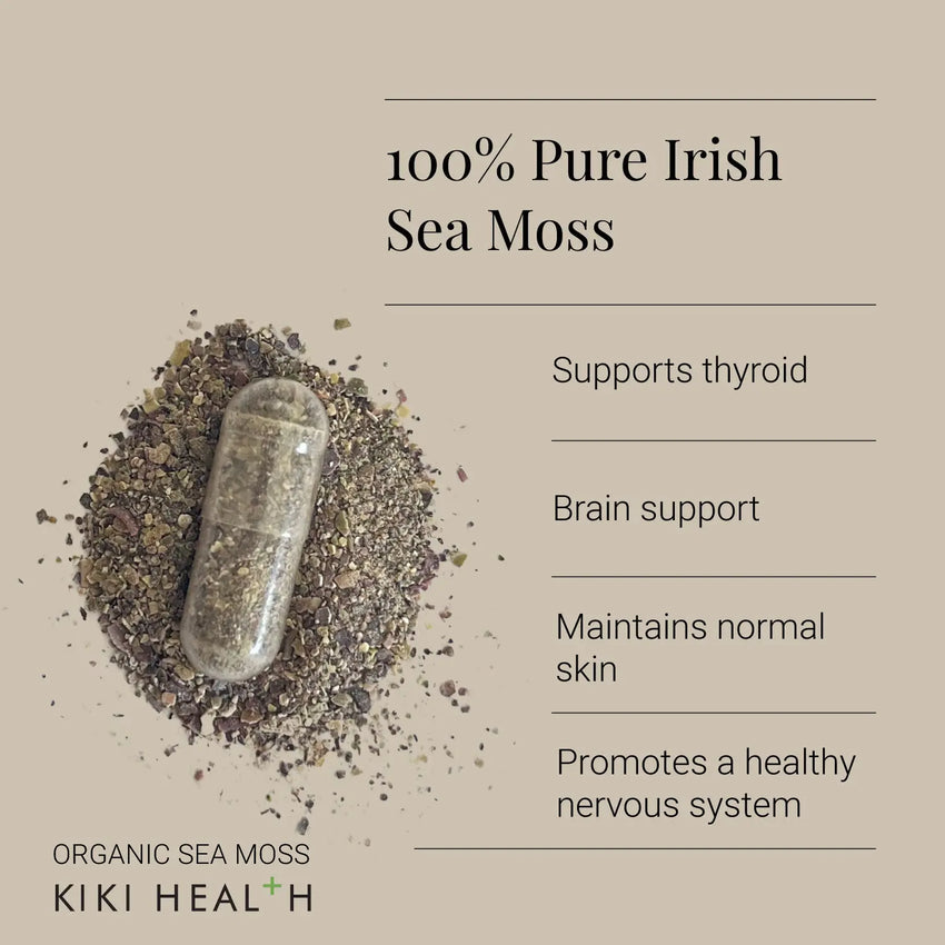 KIKI Health Organic Irish Sea Moss 90 Vegicaps