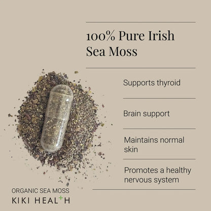 KIKI Health Organic Irish Sea Moss 90 Vegicaps
