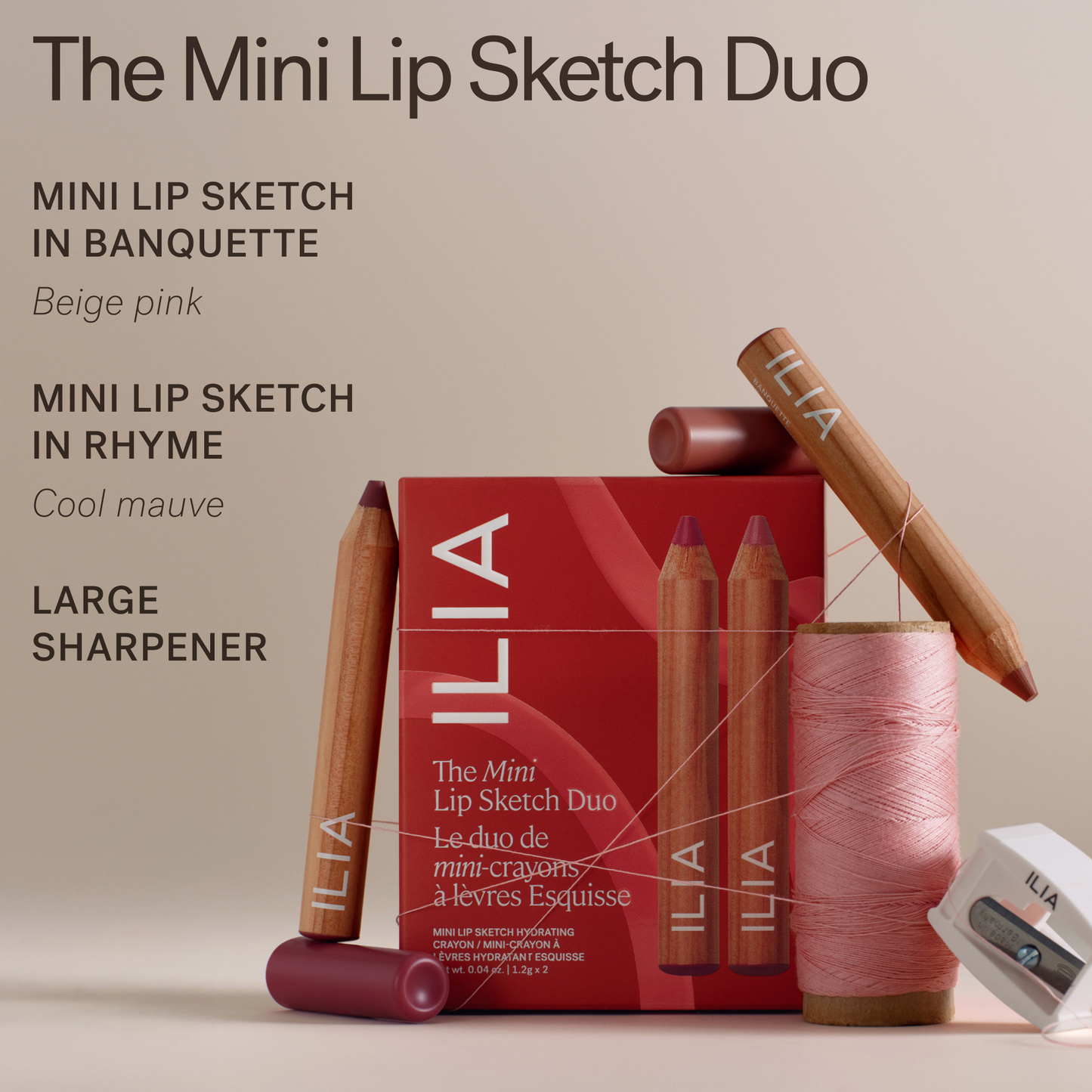 Ilia The Mini Lip Sketch Duo