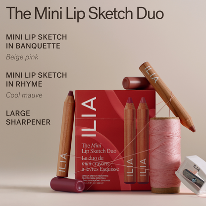 Ilia The Mini Lip Sketch Duo