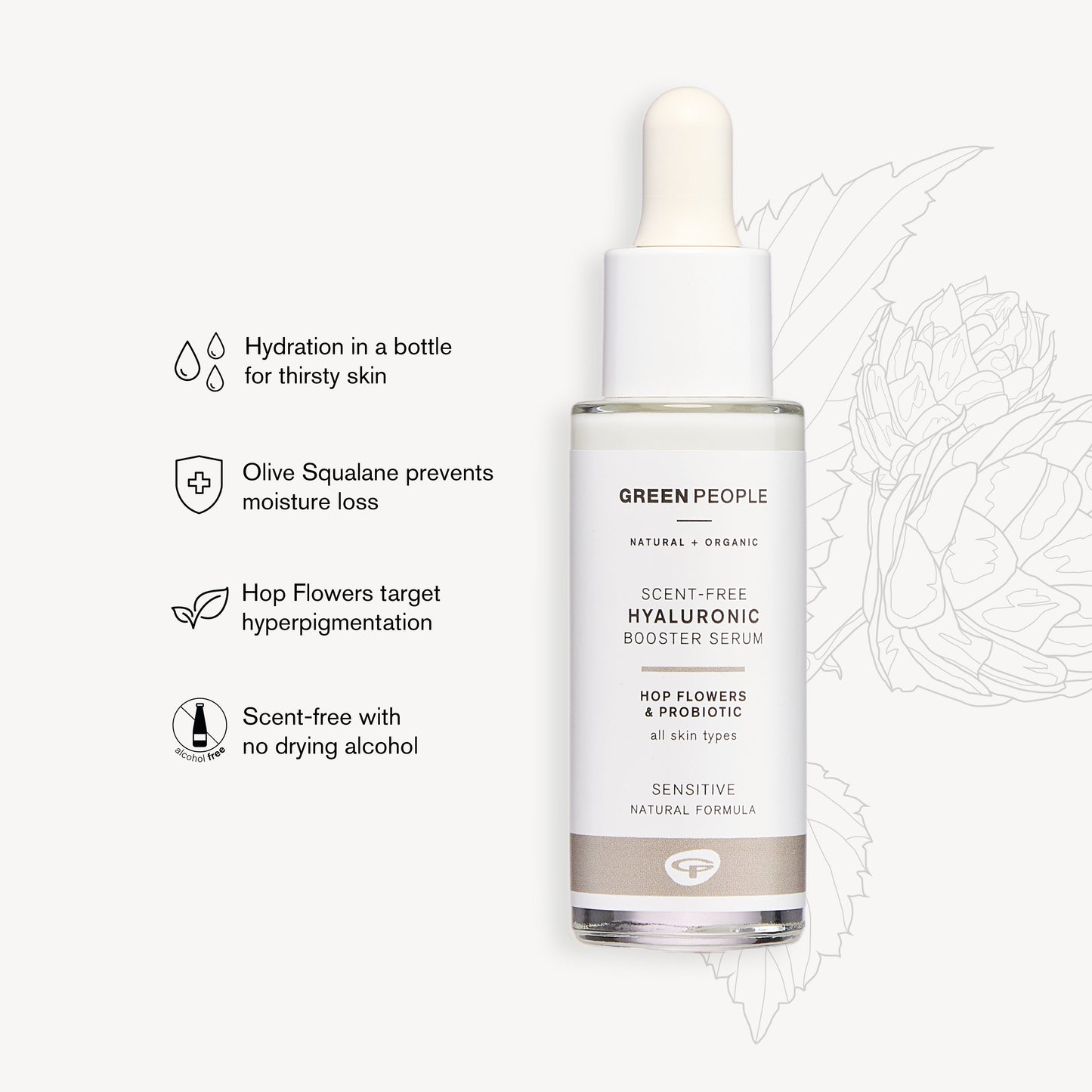 Scent Free Hyaluronic Booster Serum 28ml