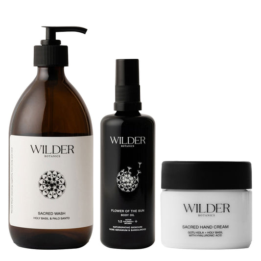 Wilder Botanics Sacred Body Trio (Worth £97)