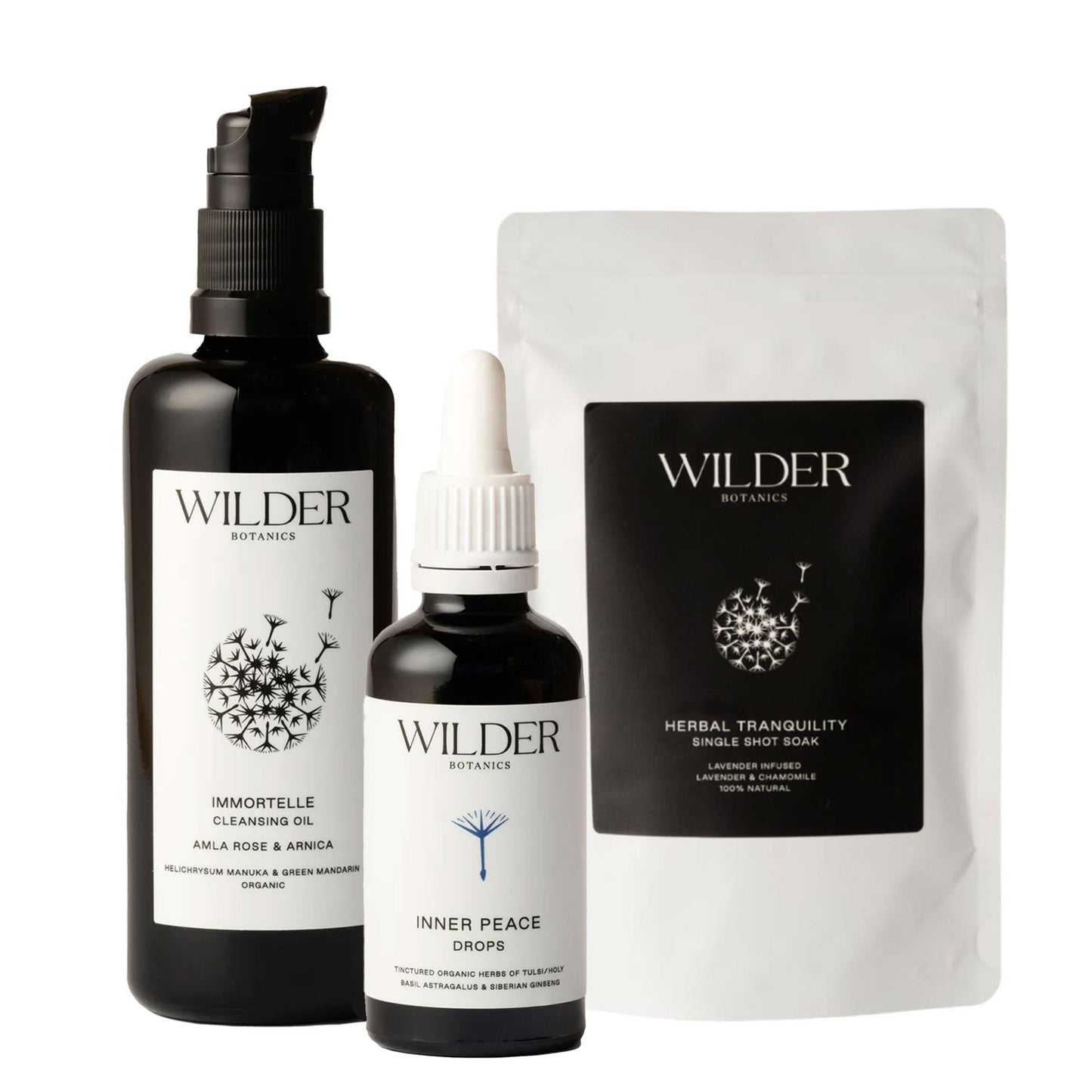 Wilder Botanics Tranquility Trio (Worth £88)