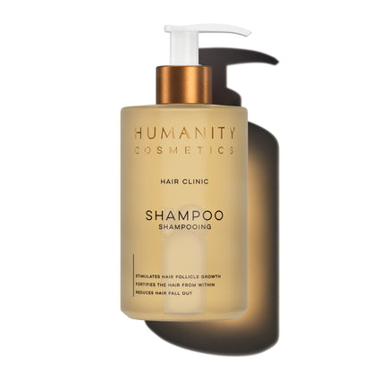 HAIR CLINIC SHAMPOO - DHT blocking Red Clover & Ginkgo - Vitamins B3 & B5 - Caffeine - Keratin & Wheat Protein - Reduces Hair fallout, Improves Texture, Density & Thickness of the Hair