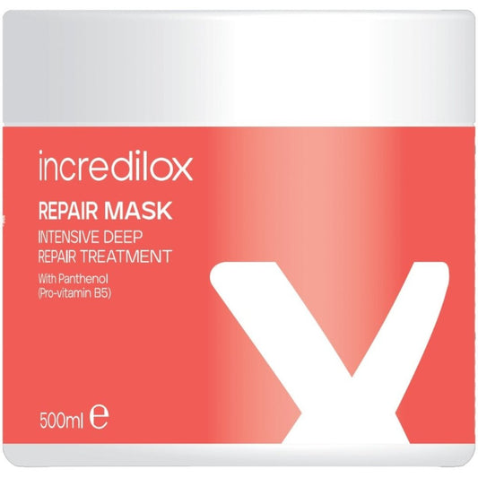 Incredilox Intensive Deep Repair Treatment Mask with Panthenol for Damaged Hair 500ml