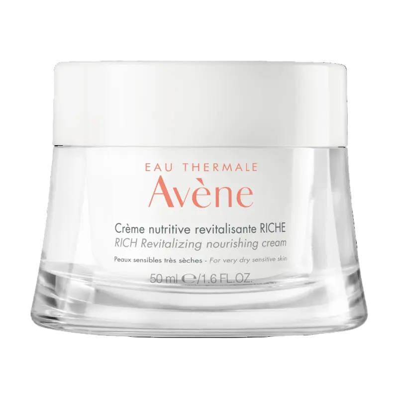 Avène Les Essentiels Rich Revitalizing Nourishing Cream Moisturiser for Dry, Sensitive Skin 50ml