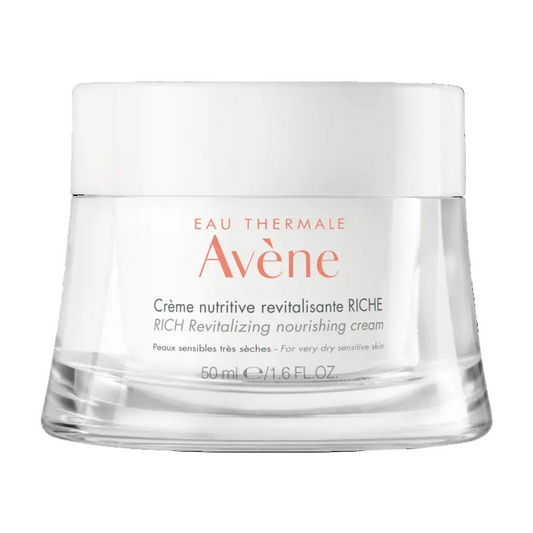 Avène Les Essentiels Rich Revitalizing Nourishing Cream Moisturiser for Dry, Sensitive Skin 50ml
